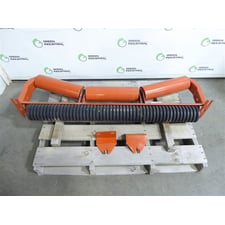 Superior Industries D5-20E-48 Orange Idler Flat Conveyor Roller 48" Surplus