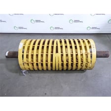 Spiral Wing Conveyor Pulley Assembly 18" Diameter 38" Width 58" Shaft Surplus