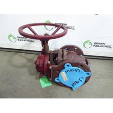 ChemValve 790EB-150 Size 4 Lined Plug Valve Surplus