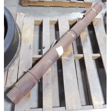 Unbranded 61-5/8" AISI 1045 Carbon Steel Ash Pump Drive Shaft Surplus