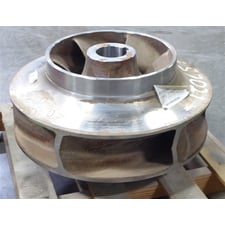 Worthington 14" QL Double Suction 6 Vane Impeller CA-15 Cast Steel Surplus