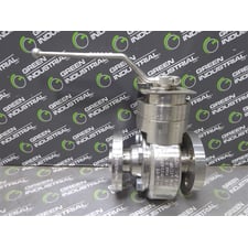 1/2" Perrin PS86H-0,5-L BA280 Series 80-M Two Way Ball Valve Class 400 Used