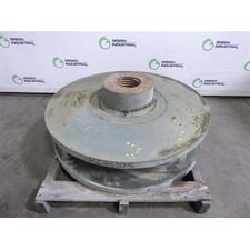 30" 28 PCT Chrome 4 Vane Impeller for Townley 10-JLS-33-SD Slurry Pump Surplus