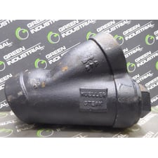Mueller Steam Steam Strainer 250 SWP 1/4" Plugs Used