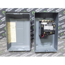 Square D 8502 SAO-11 Enclosed Contactor 120V/60Hz 1/3 to 1 HP Used