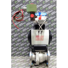 2-1/2" Milwaukee Valve with UniTorq M-148 DA/DLS Actuator and VAC Positioner New