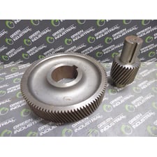 Unbranded Helical Gear with Worm Drive 3" Bore 9-1/2" O.D. 2-1/8" W New