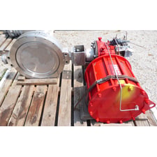 AT Controls POWER SEAL 24" Class 150 High Performance Butterfly Valve Surplus