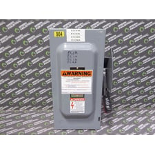 Square D H322N Heavy Duty Fusible Safety Switch 60 Amps 240V F1 Used
