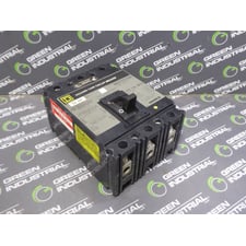 Square D FAL360501212 Circuit Breaker 50 Amps 600VAC w/ Auxiliary Switch Used