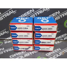 Lot of 8 SKF 6203 ZJEM Single Row Deep Groove Ball Bearings New NIB