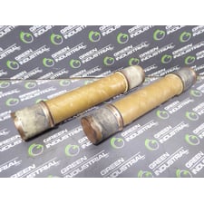 Lot of 2 General Electric 9F60CED015 Current Limiting Fuses 15E Amps Used
