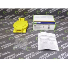 Leviton WP2-YL 2.24" 1-Gang Yellow Weatherproof Outlet Cover New NIB
