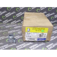 Lot of 50 Arlington L421 1/2" Zinc Die Cast Squeeze Connectors New NIB