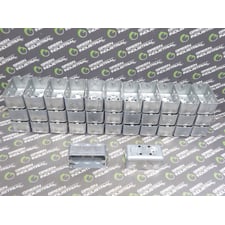 Lot of 35 Steel City 58361 1/2 Galvanized Steel Utility Boxes New