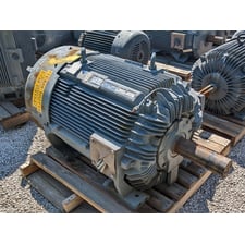 Rebuilt 250 HP 1800 RPM TECO Electric Motor 5008 Frame 2300/4160 Volts EOK