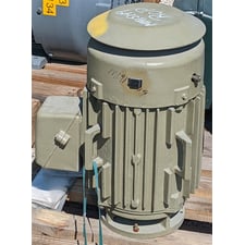 Rebuilt 20 HP 3540 RPM GE Vertical Motor 5KS256XAE5725A L2561P10 Frame 460V EOK