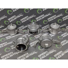 Lot of 5 Dixon 100-DC-SS Cam and Groove Type Dust Caps New