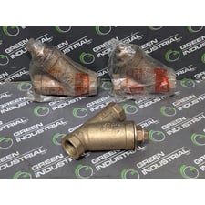 Lot of 3 Legend Valves T-15 Cast Bronze Y-Strainers 3/4" New