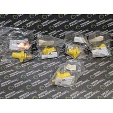 Lot of 5 Hubbell HBLFRBY Yellow Single Pole Female Receptacles 300/400A 600V New