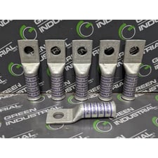 Lot of 6 Burndy YAV-TC-FXB Long Barrel Compression Terminals 35kV Max. New