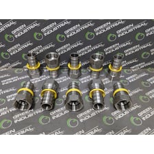 Lot of 10 Unbranded 1" Barb to 1" Female NPT Hose Fittings New