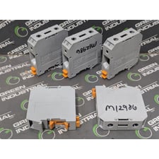 Lot of 5 Phoenix Contact Type UKH 50 Grounding Terminal Blocks Used