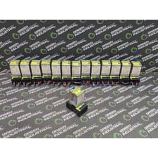 Lot of 14 Releco C3-A30DX 11-Pin Plug-In Relays with Bases Used