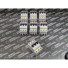 Lot of 7 ABB S203-K32 Three Pole Circuit Breakers 32A 400VAC Used
