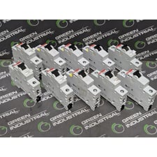 Lot of 10 ABB S201-K2 Single Pole Circuit Breakers 2A 230/400VAC Used