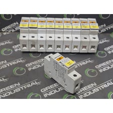 Lot of 10 Ferraz Shawmut USCC1L X213943 Fuse Holders 600VAC 30A Orange Used