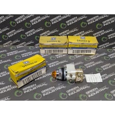 Lot of 3 Square D 9001 KT-1-A9 Amber Push-To-Test Pilot Lights New NIB