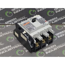 Fuji Electric BW50RAGU-3P050 Auto Breaker 50 Amps w/ Auxiliary Switch Used