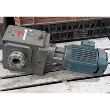 Reliance Stober 2HP Geared Motor Assembly 1680 IN 13.6 OUT K614WG1230MR160 Used