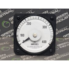 General Electric 50-103131LSSC2 AB40 AC Ammeter 0-400 Amps Used