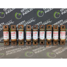 Lot of 9 Ferraz Shawmut A9T90 Fast-Acting Current Limiting Fuses 90A Used