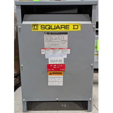 45kVA Square D EE45T1814HCU Dry Type Transformer 480V to 480Y/277 TESTED