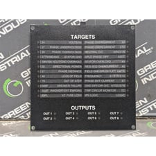 Beckwith P-1939 Generator Protection Relay Annunciator Panel B-0898 Rev A-2 Used