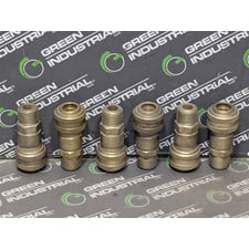 Lot of 6 Perfecting Coupling Series D 3/8" Quick Disconnect Couplings Used