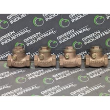 Lot of 4 Legend 1/2 200 WOG Inline Swing Check Valves Used