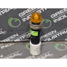 General Electric 0165A7844 P2 Amber Cap Pilot Light GE-ET S 200Ω 48V Used