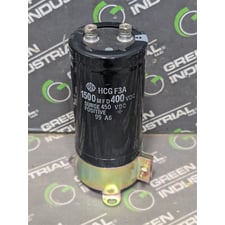 Hitachi HCG F3A Capacitor 1500 MFD 400 VDC Surge Positive 450 VDC Used