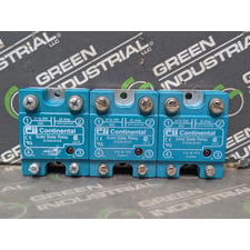 Lot of 3 Continental SVDA/3V25 Solid State Relays 24-330VAC 25A Used