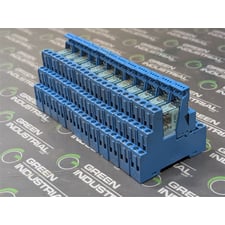 Lot of 12 finder 95.95.3 Rail Mount Relay Socket 6-28VDC Coil 6A Relay Used