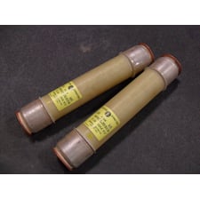 Lot of 2 General Electric 9F60LJD509 Single Barrel Fuses EJ-2D Used