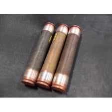 Lot of 3 General Electric 9F60LJD209 Single Barrel Fuses EJ-2D Used