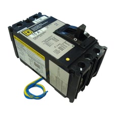 Square D FAL260151202J 15 Amp Industrial Circuit Breaker 600VAC 2 Pole Used
