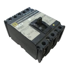 Square D FAL34015 Thermal Magnetic Circuit Breaker 480VAC Used