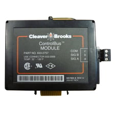 Used Cleaver Brooks ControlBus Module 833-2757 Control Bus CB Hawk