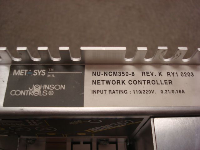 Details about  / Johnson Controls NU-NCM350-8 Metasys Rev H Network Controller